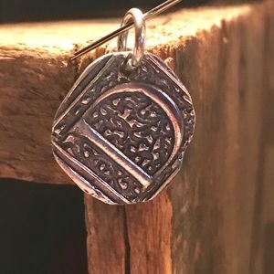 .925 STERLING SILVER “D” CHARM